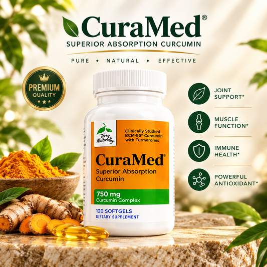 Terry Naturally CuraMed Curcumin 750 mg – 1 Bottle