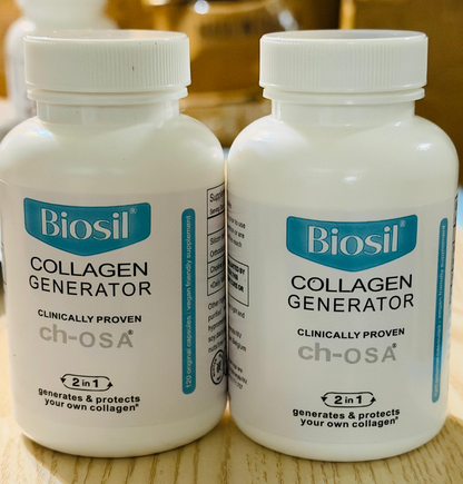 BioSil Collagen Generator 2-Pack – ch-OSA Dietary Supplement, 120 Capsules per Bottle