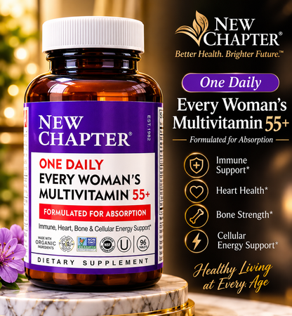 New Chapter One Daily Every Woman’s Multivitamin 55+