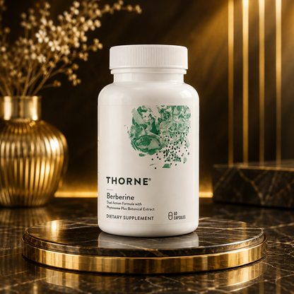 Thorne Berberine 60 Capsules – Dual Action Formula with Phytosome & Botanical Extract